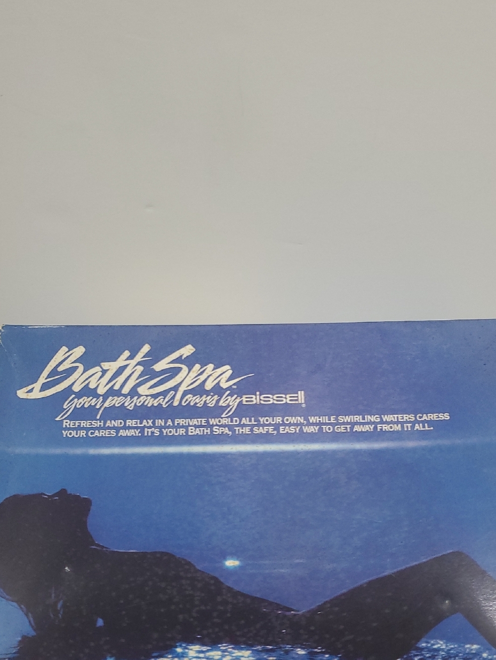 Bissell Bath Spa Set in Deep Blue